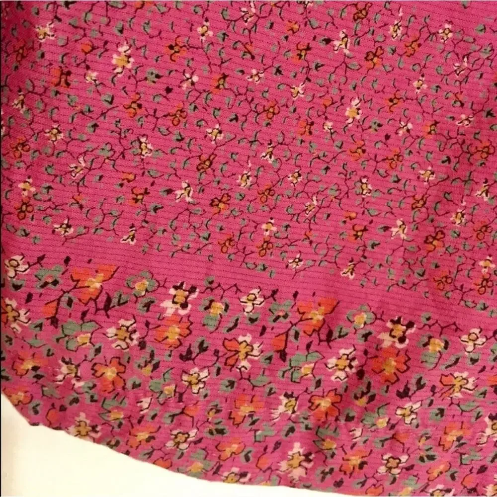 Gap Toddler Girl Pink Floral Short-Sleeve Dress 2T